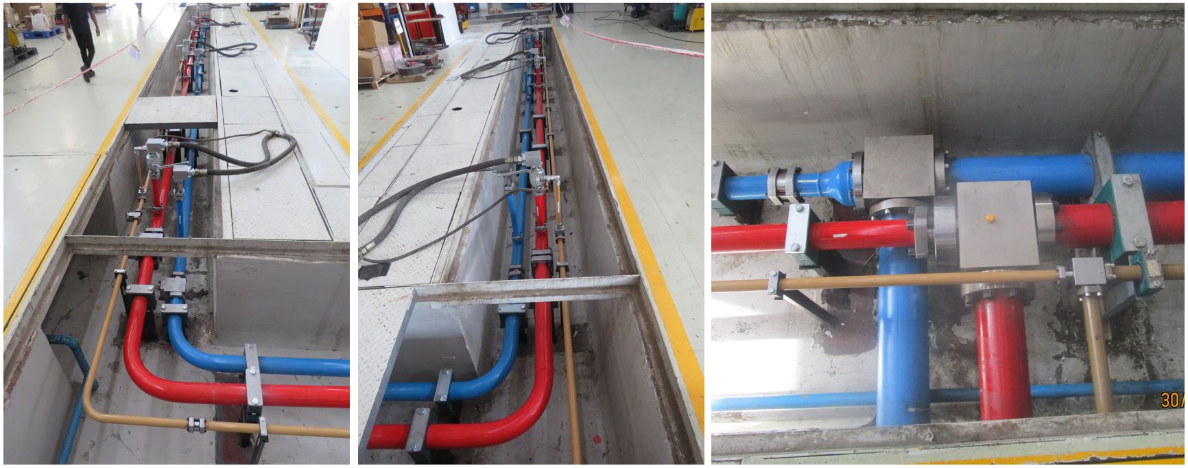 Main Ring Arrangement of Hardline in Testing Lab