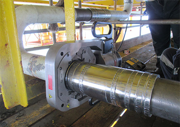 4 inches NPS Pyplok Installation on Drilling Platform in Offshore Industry