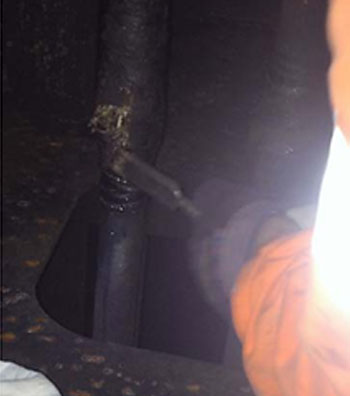 Removing Wrapped Band Mechanically - Pyplok Fitting for Heating Coils Step 2