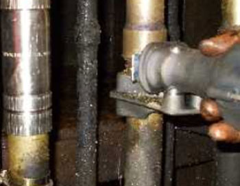 Rest of the Fittings Removed and Leaks Repaired - Pyplok Fittings for Heating Coils Step 15