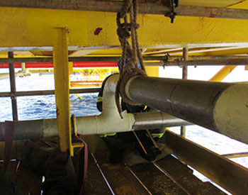 Surface Preperation to bare Metal - Replacement with Pyplok Fittings