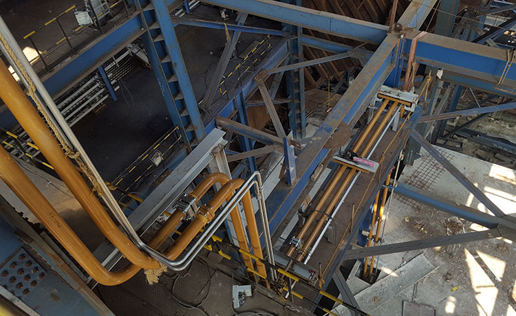 Granulator Piping - Sinter Plant at JSPL India - TMI - Steel Mills